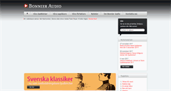 Desktop Screenshot of bonnieraudio.se